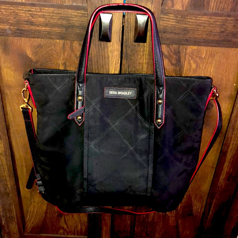 Vera Bradley Black Nylon Tote